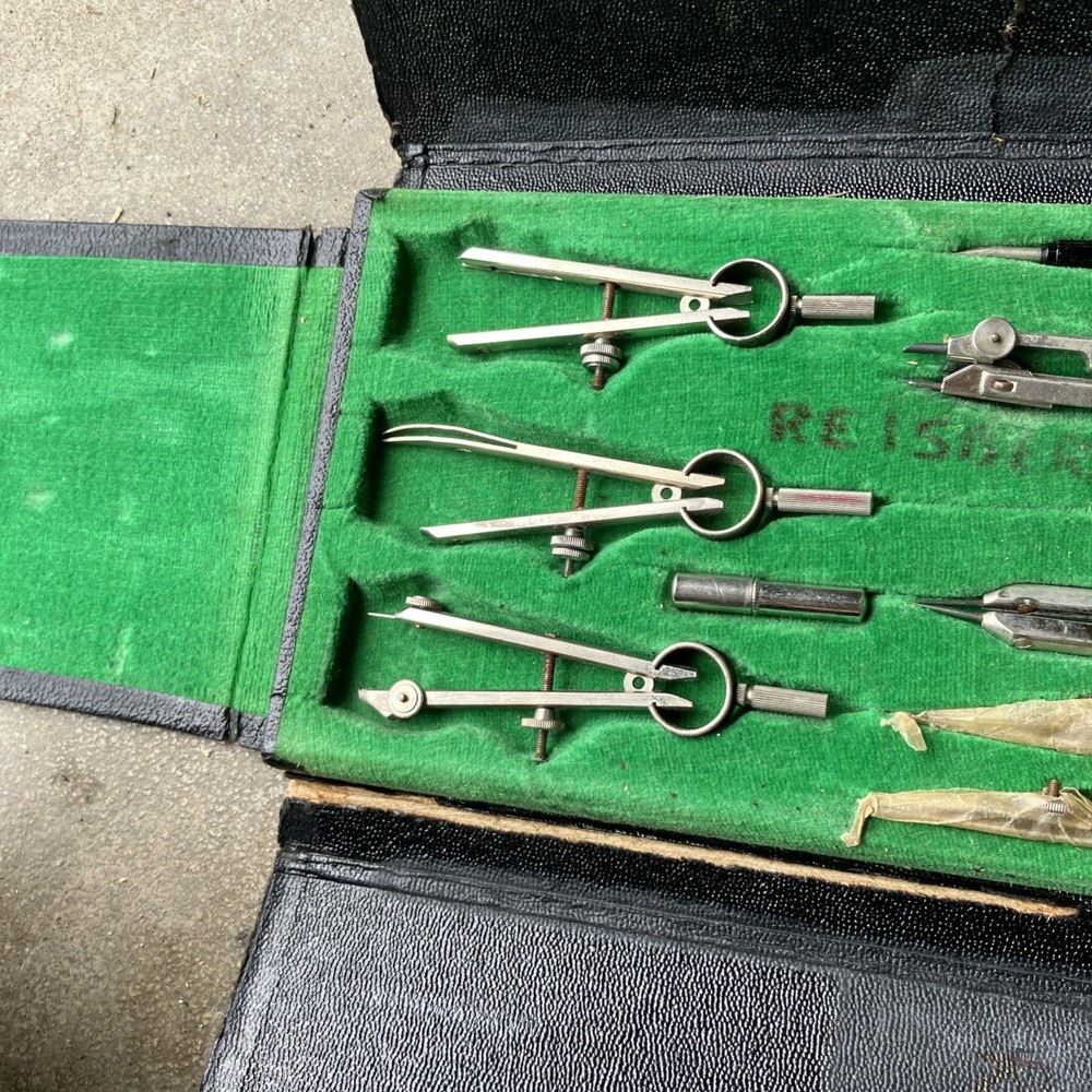 VTG Drafting Tools Made in Germany #1816 Antique Drafting Tool Set B2