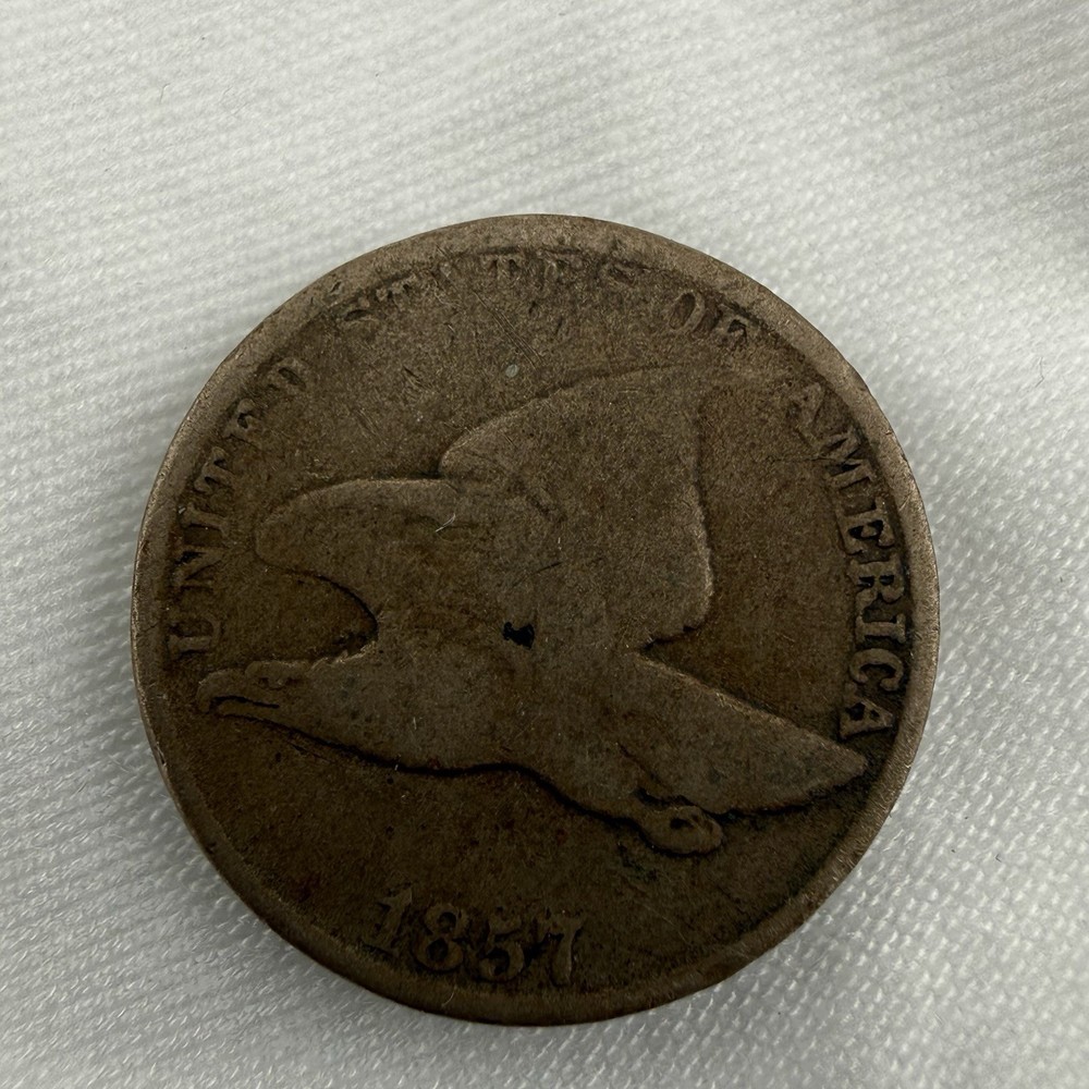 1857 Flying Eagle Cent Pre CIVIL WAR U.S Coin One Cent