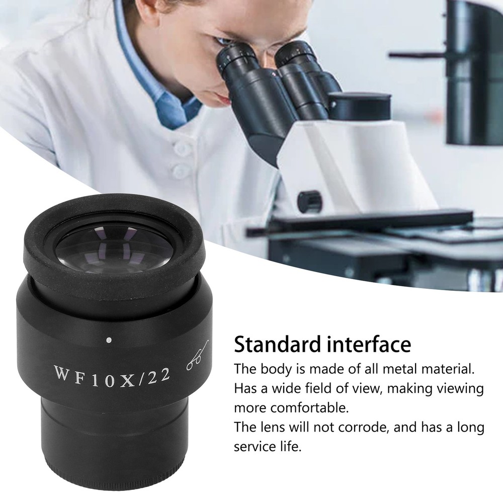Microscope Eyepiece WF10X/22mm 30mm Interface Wide Angle High Eyepoint NY