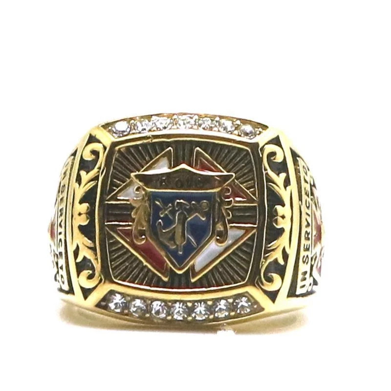 Unisex 316L Stainless Steel Knights Of Columbus Cross Ring Catholic Christianity