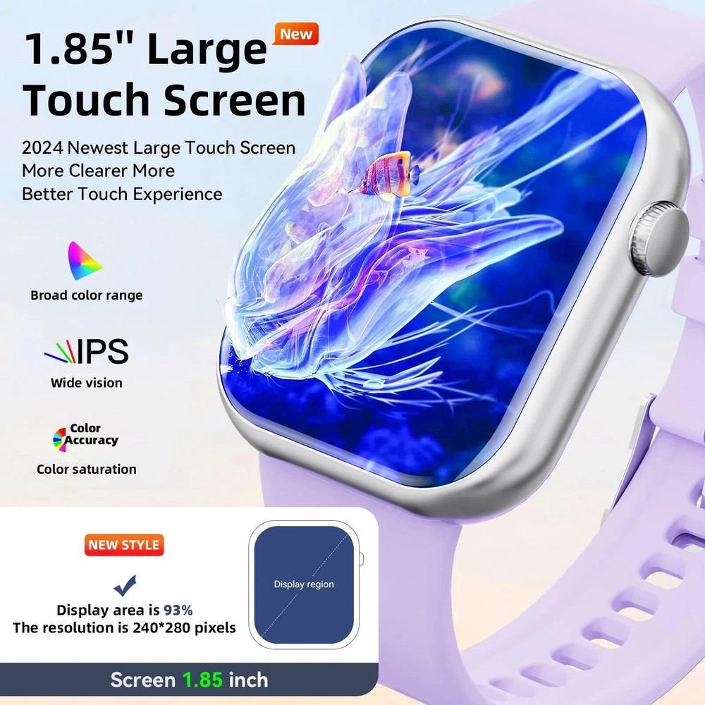 Women's Smart Watch Bluetooth SmartWatch For Apple iPhone iOS and Android