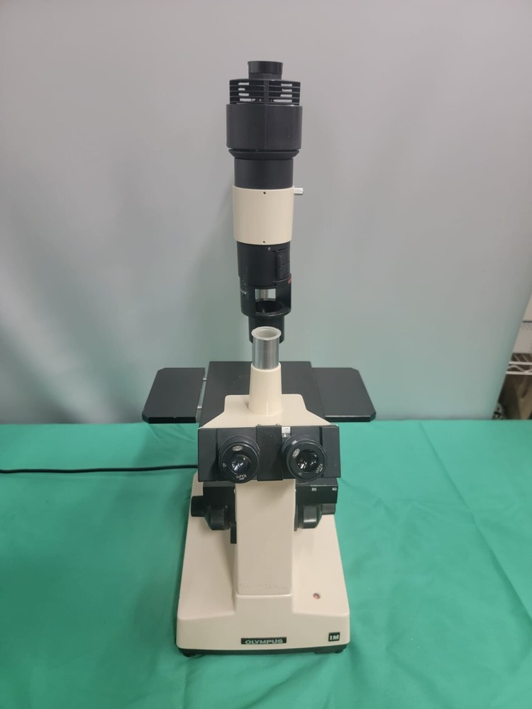 Olympus IM Inverted Laboratory Microscope w/ 3 objectives