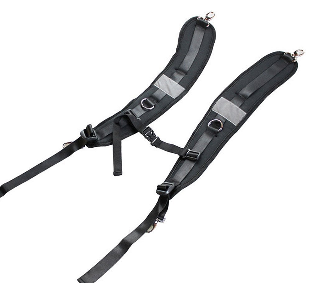 1 Pair Waterproof PVC Adjustable Shoulder Strap for Backpack