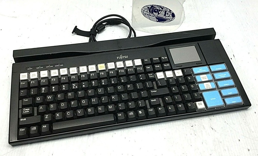 FUJITSU 90001493 MAGNETIC STRIP READER KEYBOARD