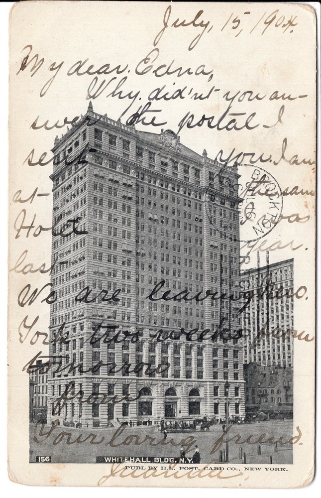 WHITEHALL BLDG., N.Y. - PC2684