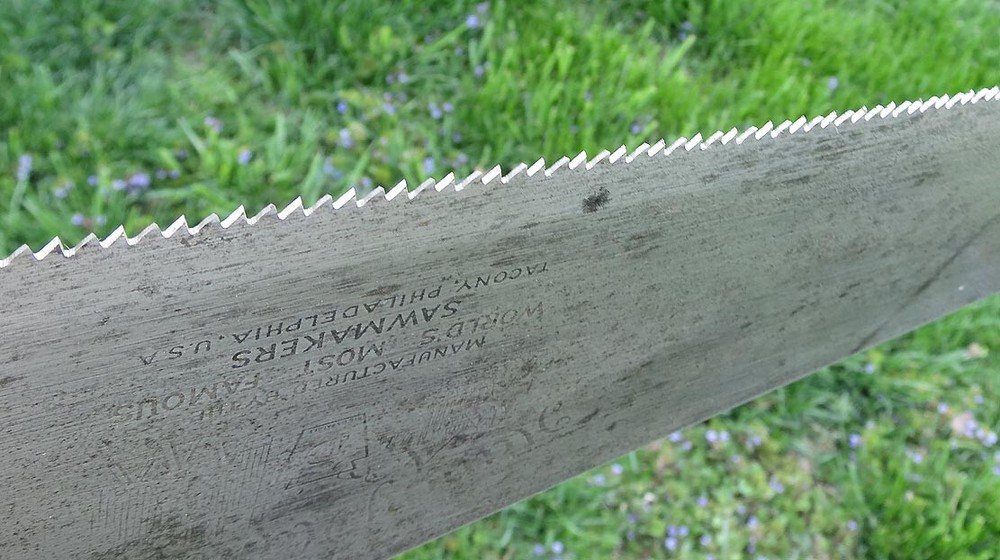 DISSTON HANDY HAND CC SAW – Great Etch - Hand Sharpened