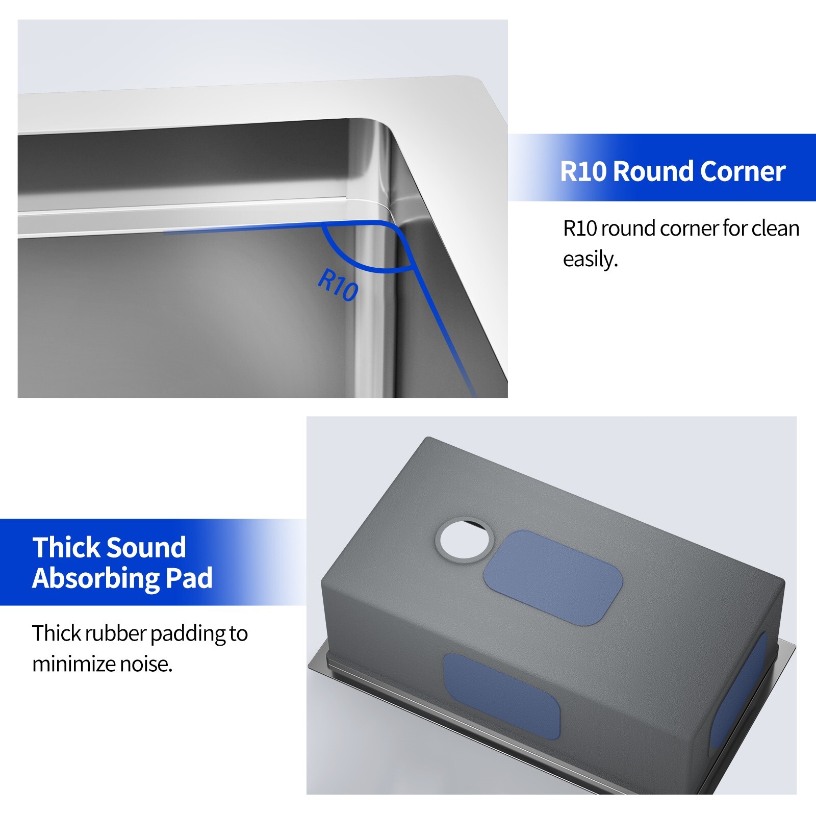 JOMOO 32" Nano Coated Kitchen Sink Stainless Steel Single Bowl Undermount