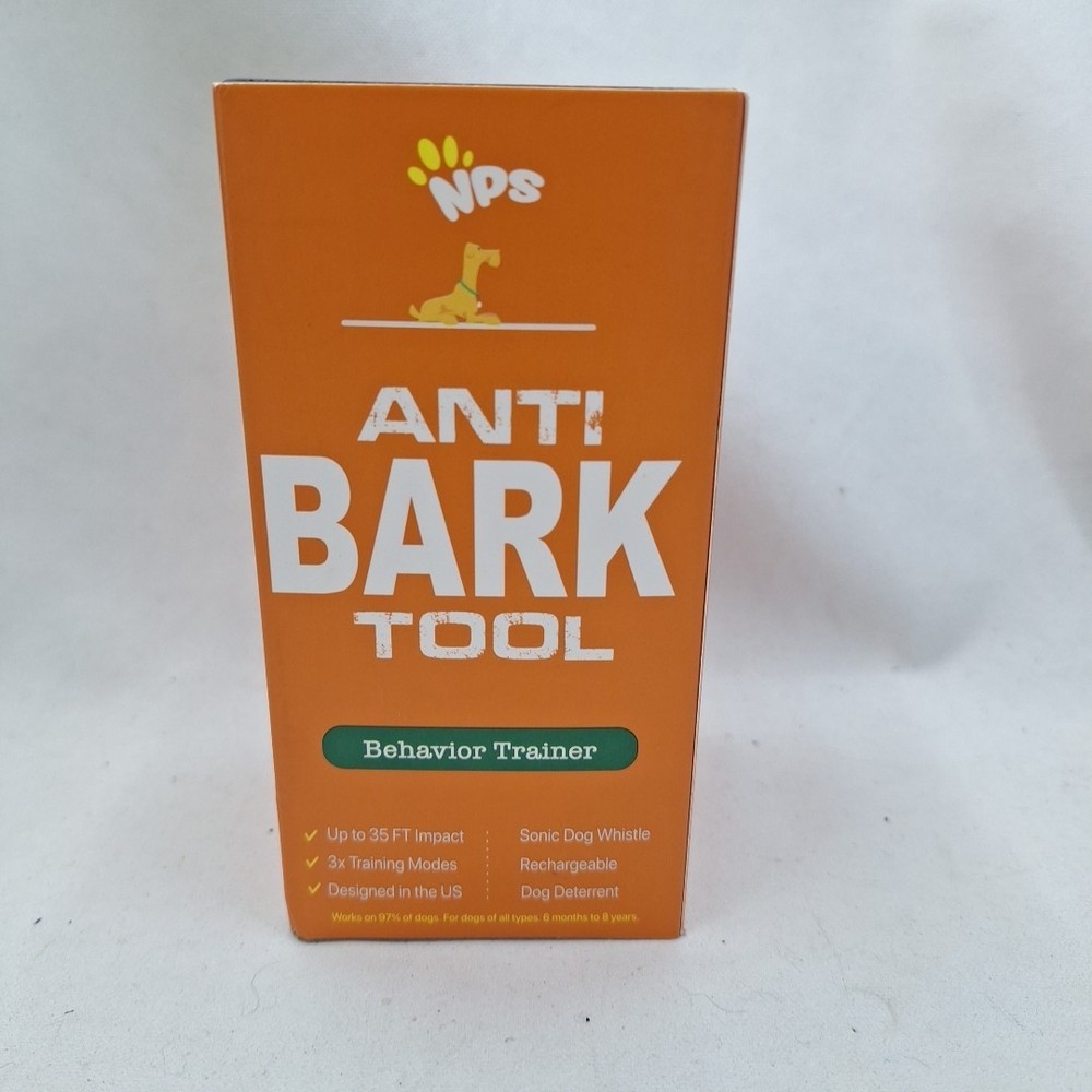 NPS Alpha Dog Behavior Trainer Anti-Barking Control Device USB Rechargeable