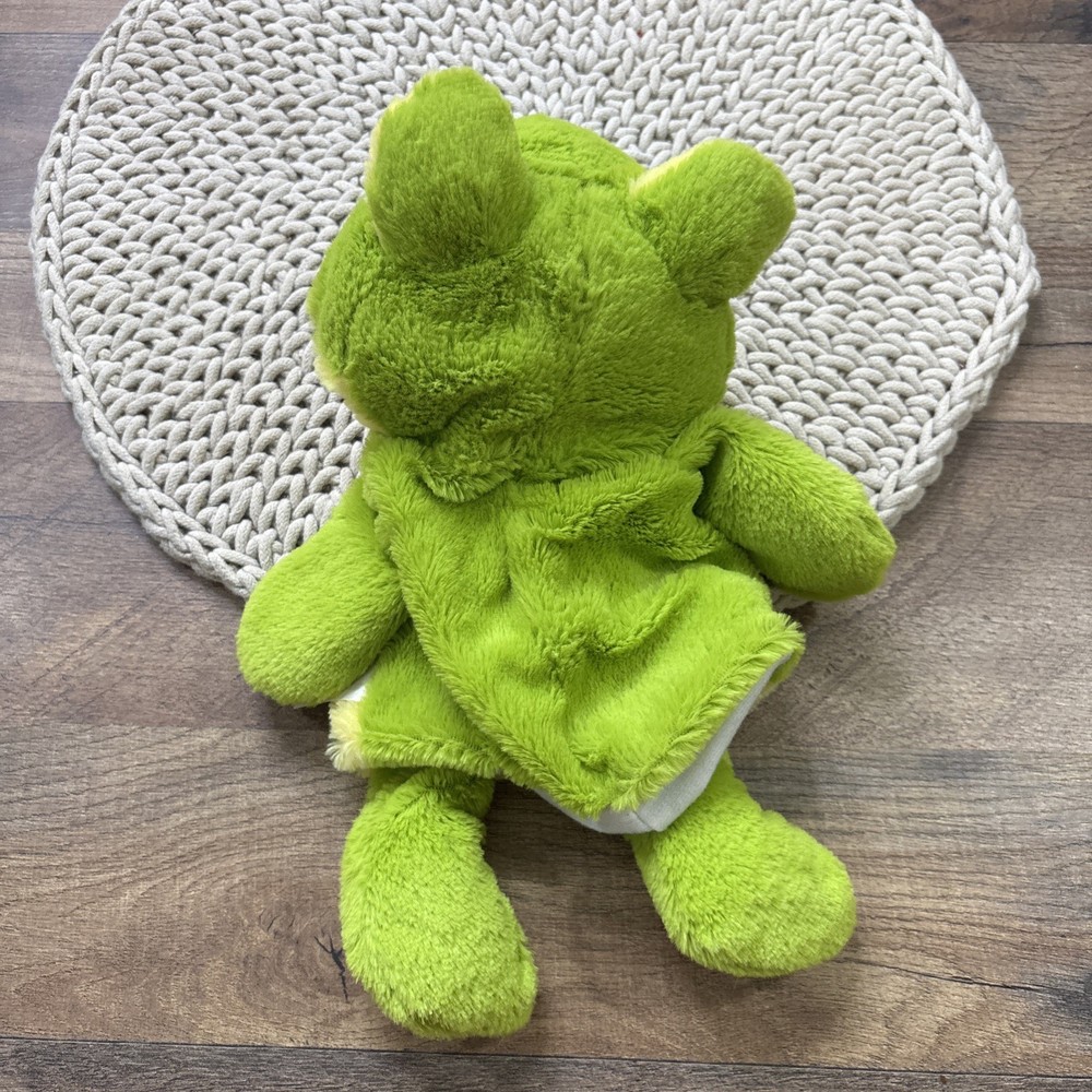 Spark Create Imagine Green Frog Plush Hand Puppet 12”