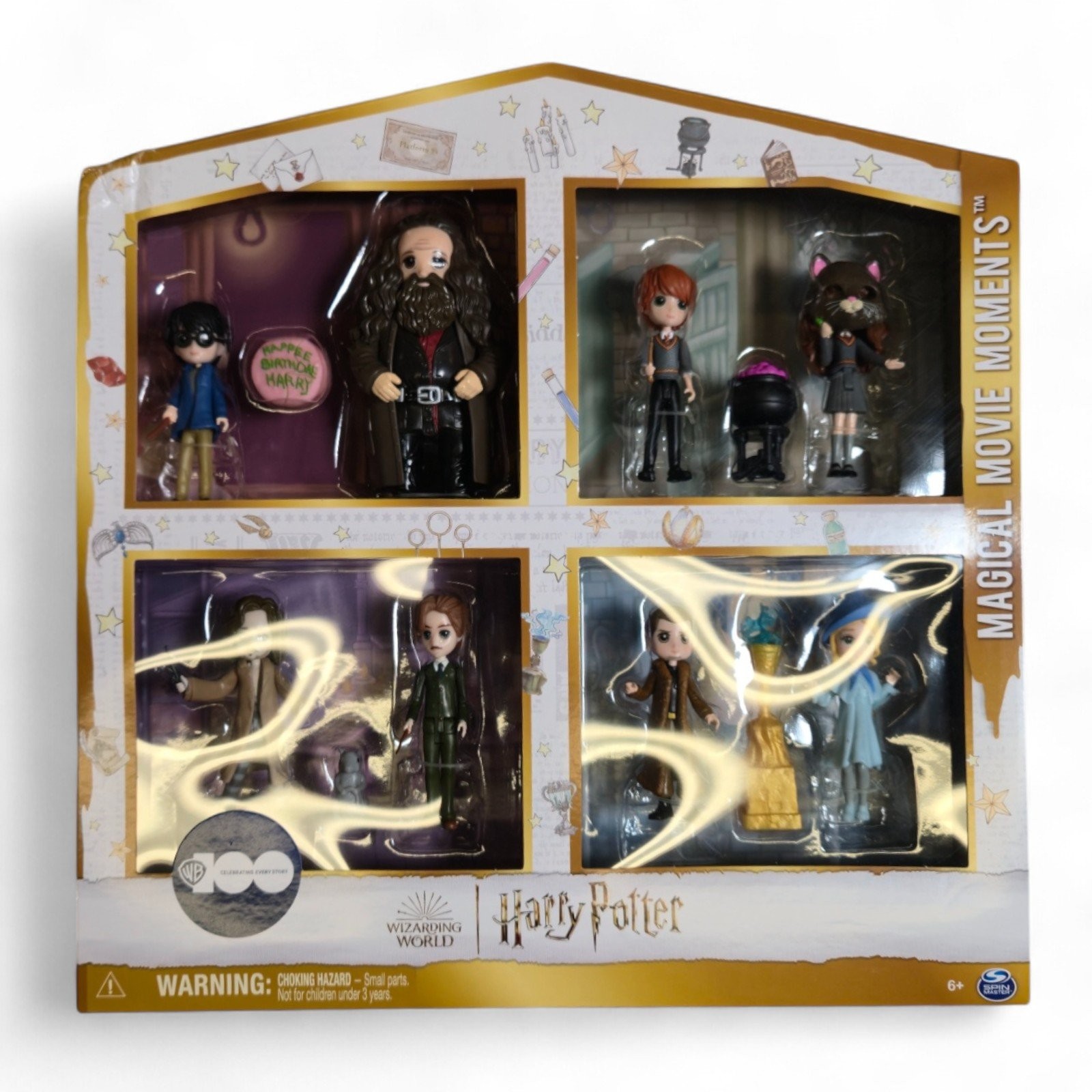 Wizarding World Harry Potter WB 100th Anniversary 8 Figures Set [DAMAGED BOX]