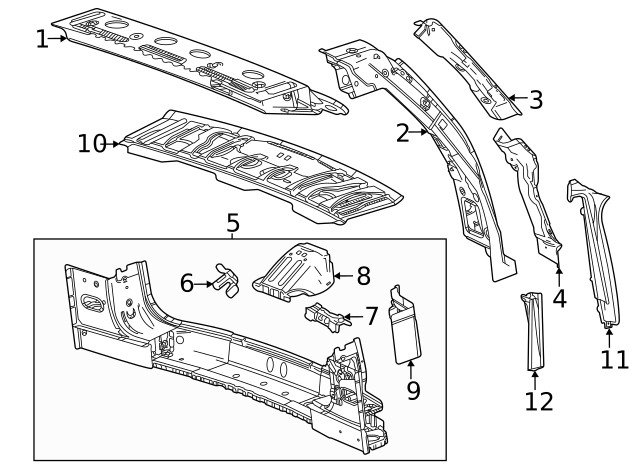 Genuine GM Outer Bracket 84330917