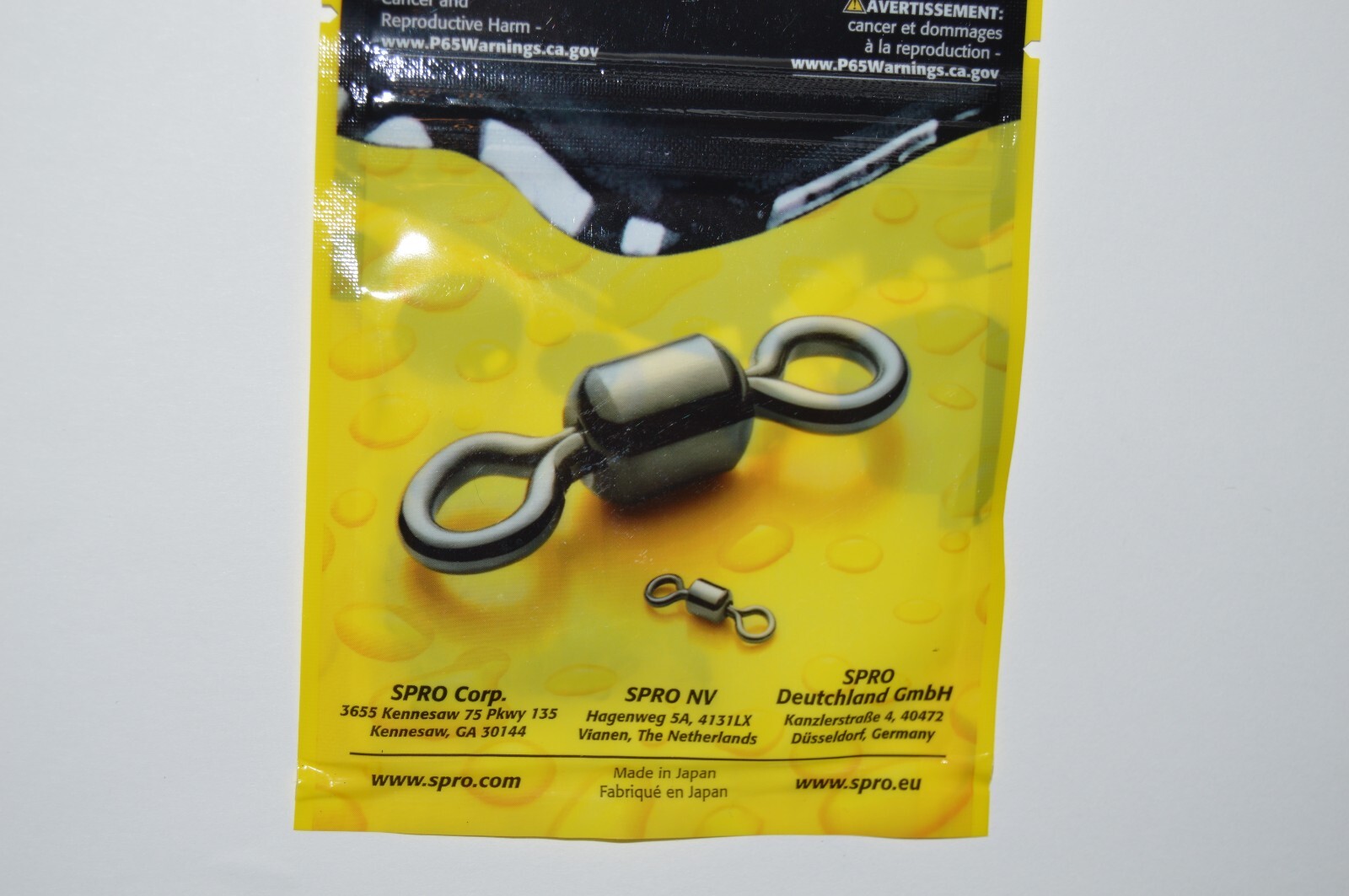 spro power swivel size 8 50lb test 50 per pack spsb-08-50