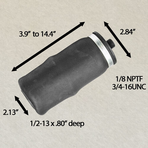 CAB AIR SPRING BAG - REPLACES FIRESTONE W02-358-7012 GOODYEAR 1S4-008