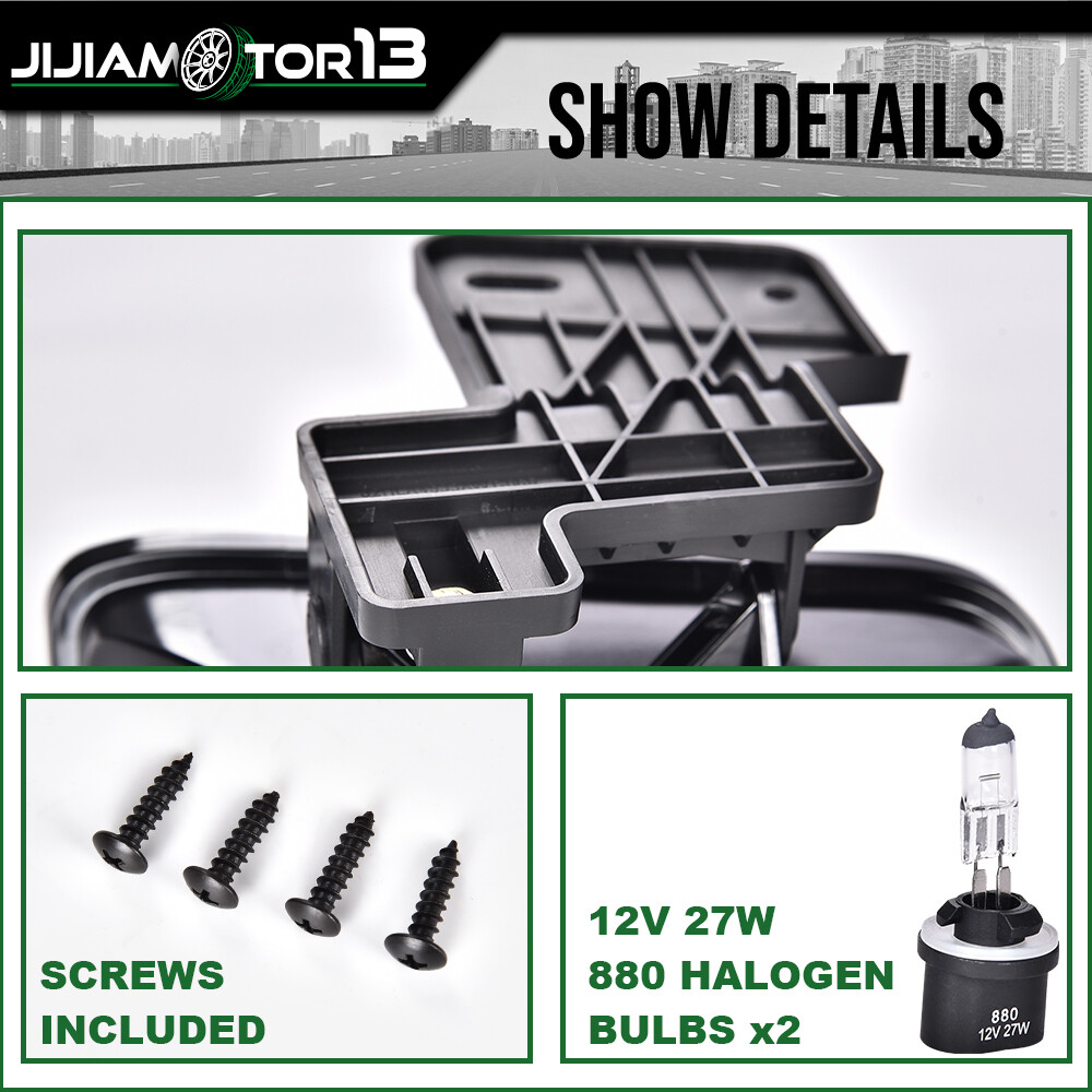 Yellow Bumper Fog Lights Driving Lamps Fit For 2000-2006 Chevy Suburban Tahoe