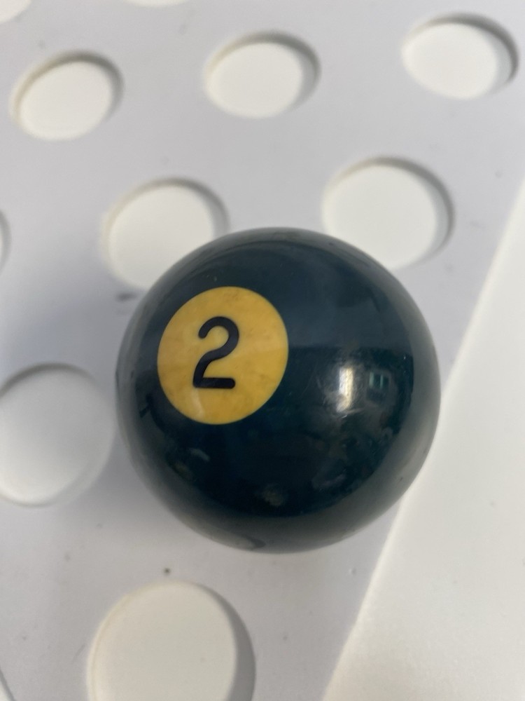 Vintage Single Replacement Billiard Pool Ball No. 2 Blue Ball