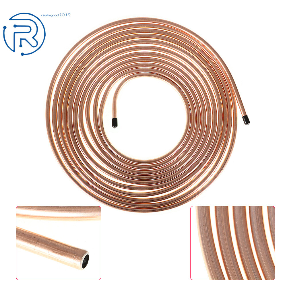 Brake Fuel & Trans Line Tubing  5/16" Copper Nickel 25 Ft Roll Coil