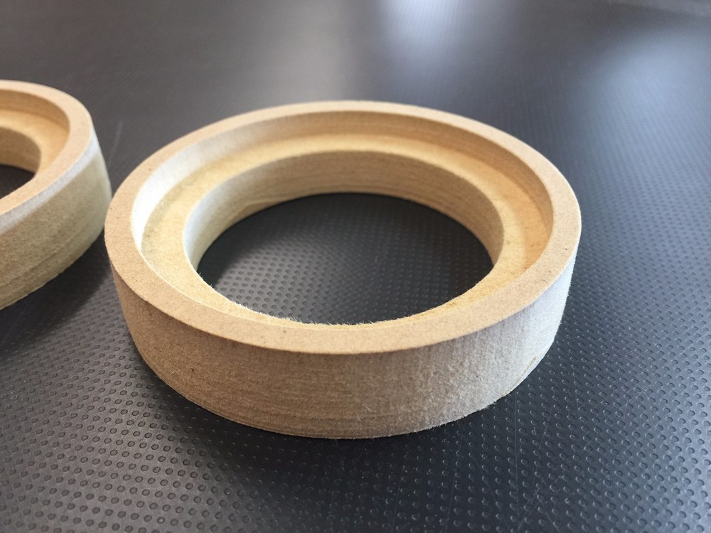 Crescendo Audio FT1 super tweeter MDF rings, flush mount