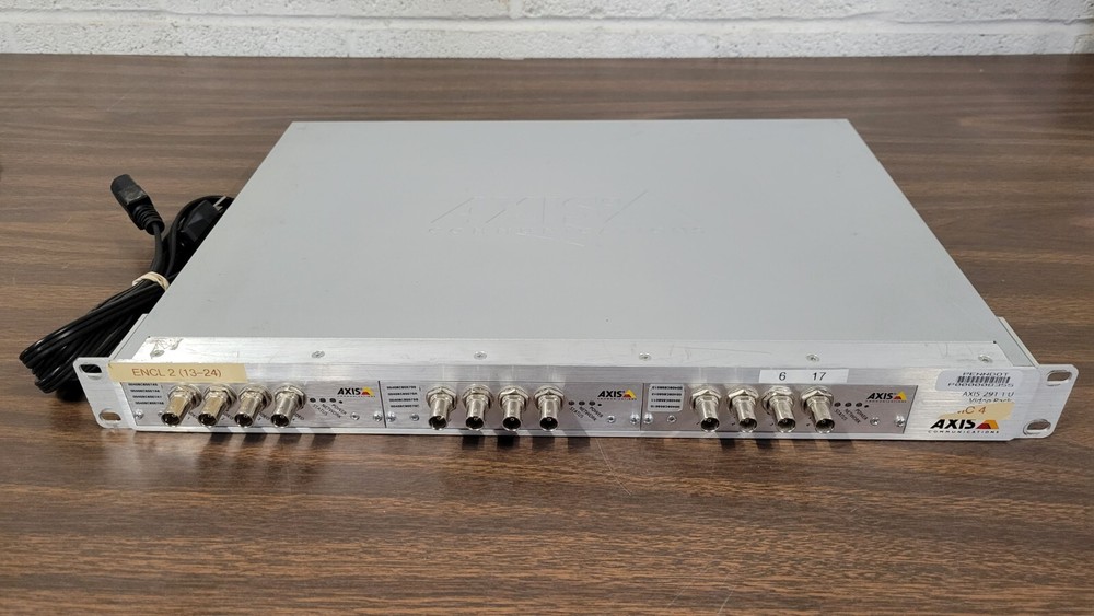 Axis 291 1U Server Rack High-Density Video Encoder Rack w/3 243Q 4 Ch blades