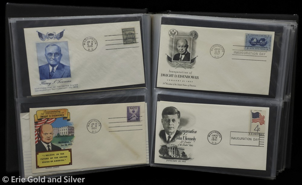 Mixed Lot of 102 First Day Covers in Black Showgard Album