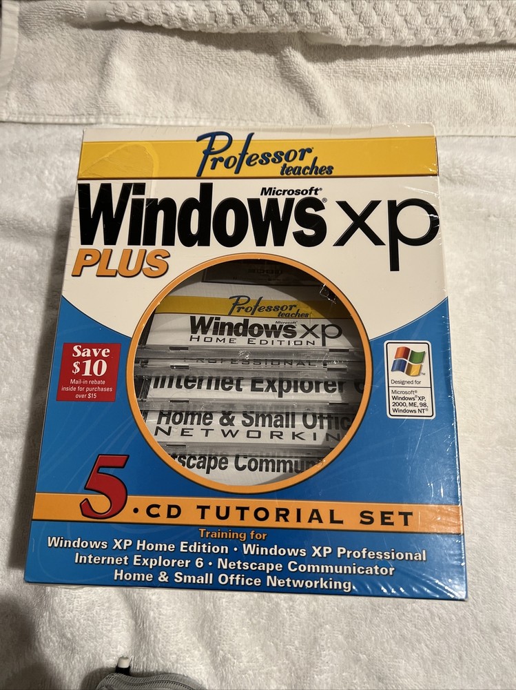 Professor Teaches: Microsoft XP Plus Professor Teaches 5 CD Tutorial Set