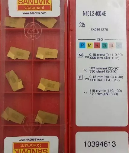 Original Carbide Inserts 10 Tablets N151.2-400-4E 235