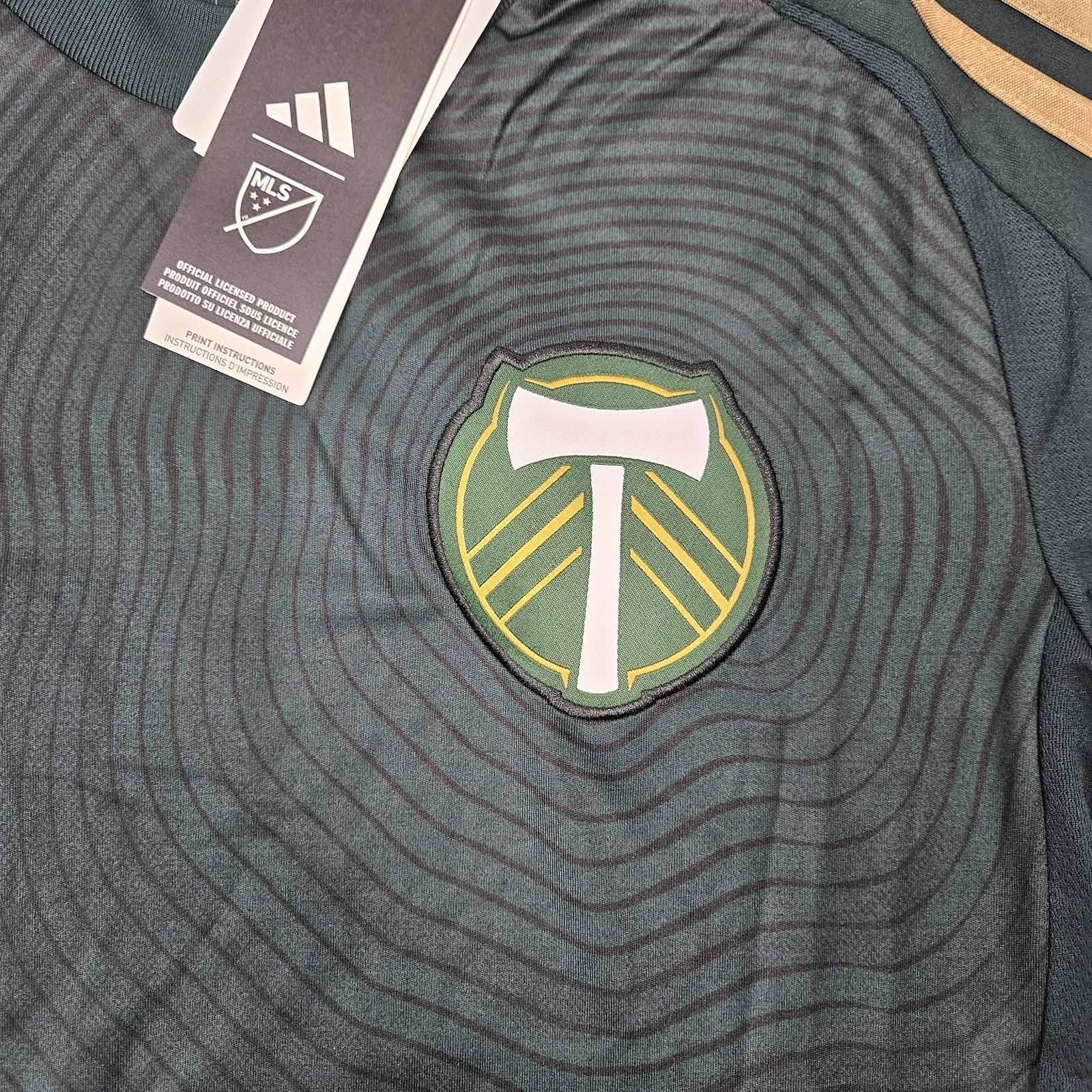 Adidas Portland Timbers Jersey Green Home MLS Soccer IV9938 Women's Size Medium