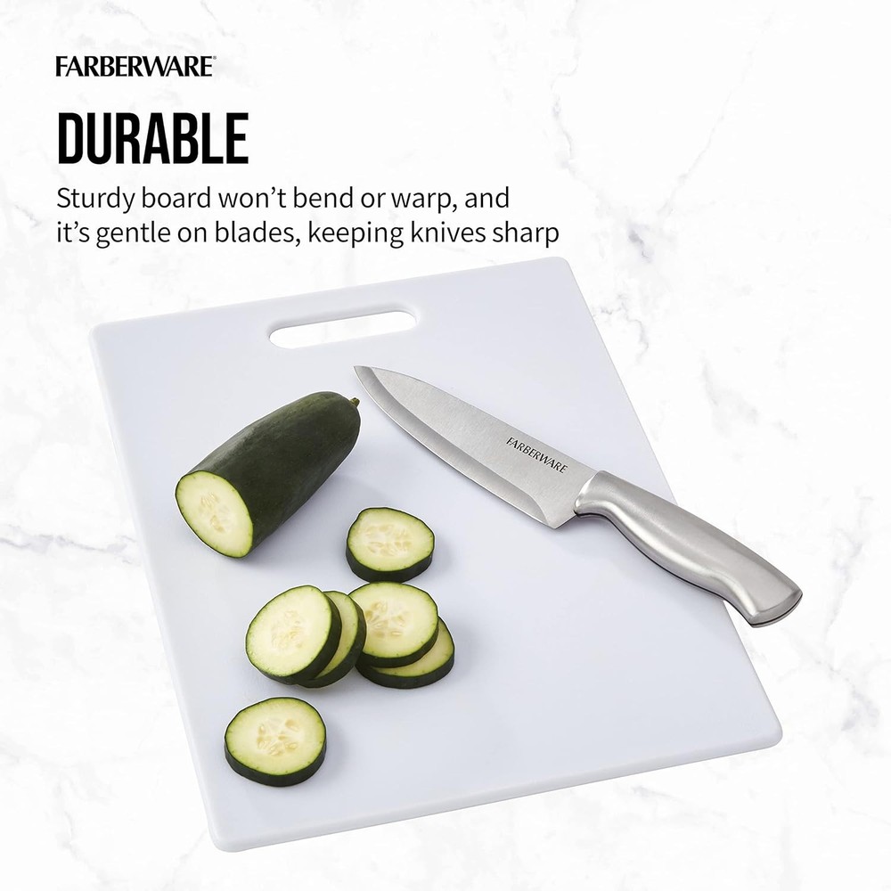 Large Cutting Board Dishwasher Safe Plastic Chopping Board Kitchen W/ Handle