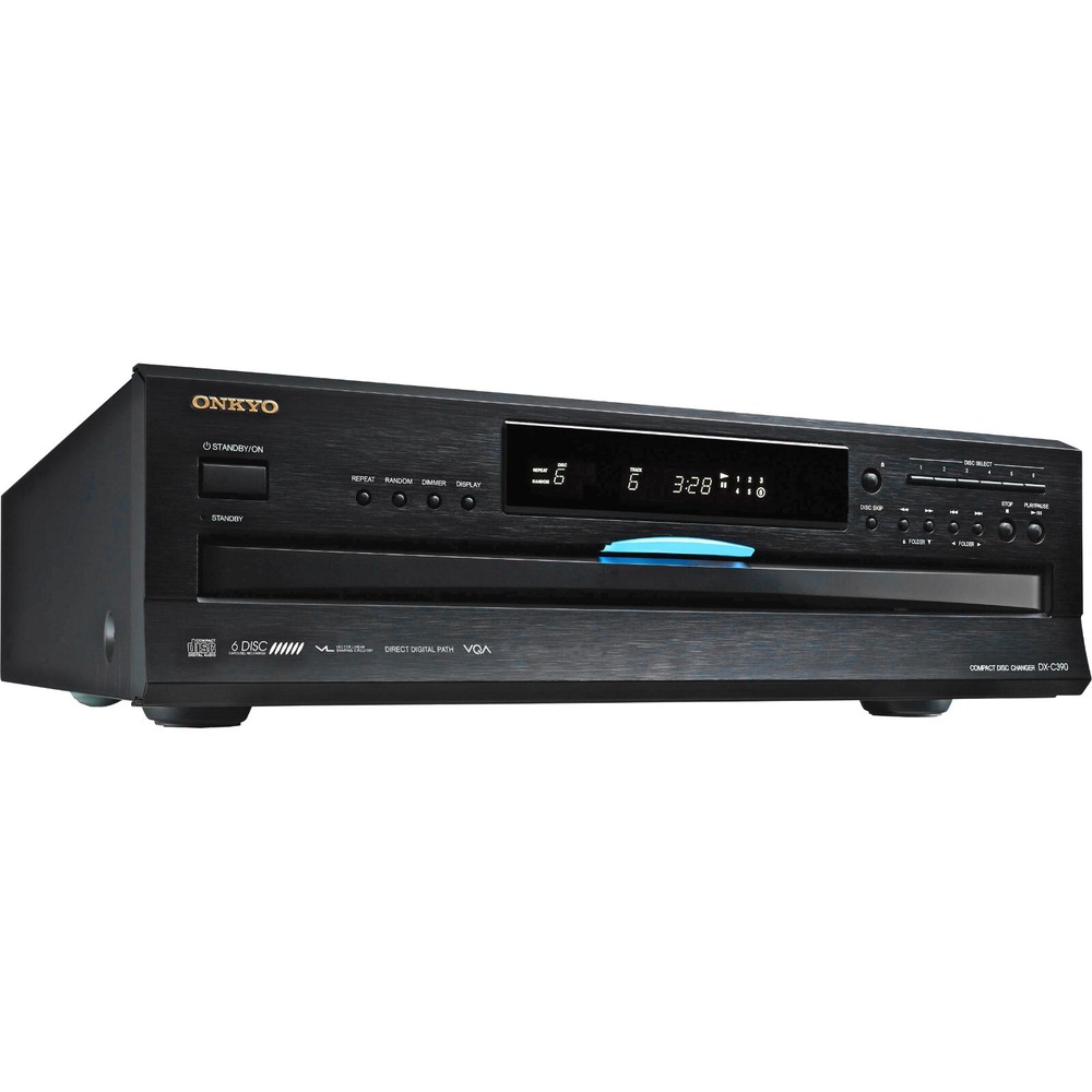Onkyo DX-C390 6-Disc Carousel CD Changer CD Player Black