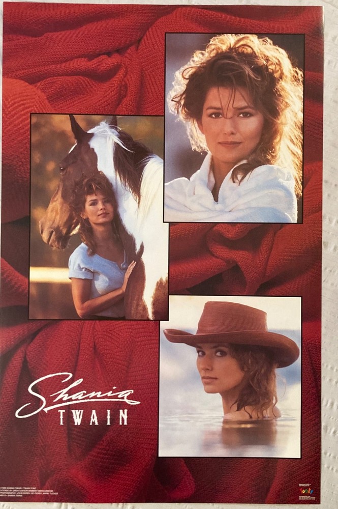 Shania Twain 1995 Poster Funky R