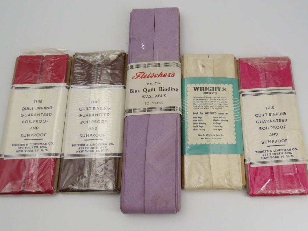 Vntg Quilt Binding - Multiple Colors