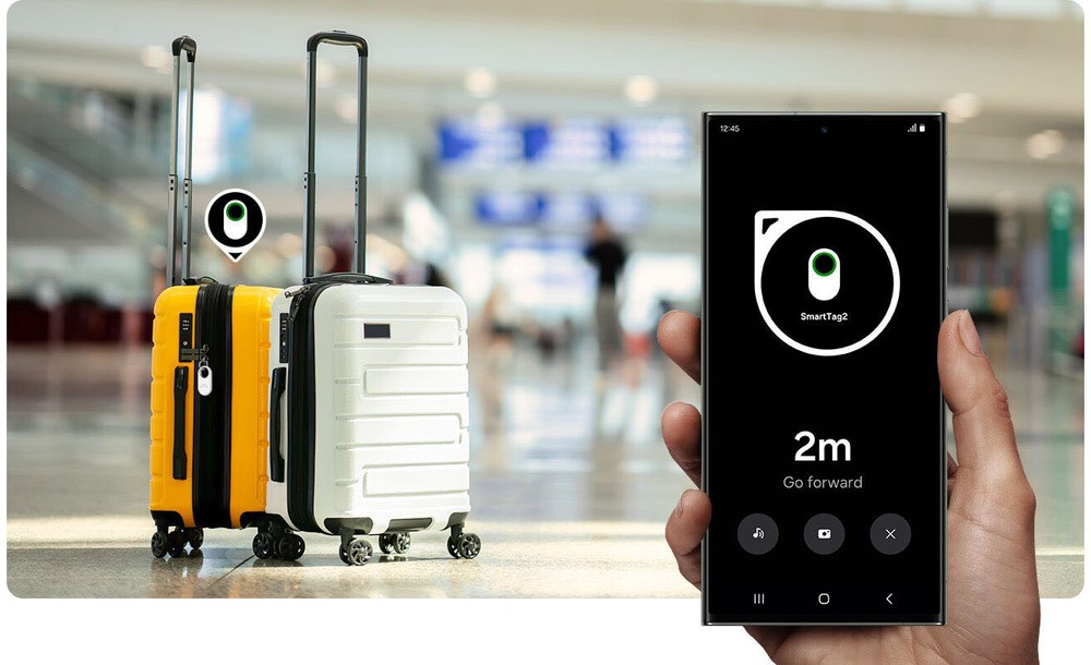 Samsung - Galaxy SmartTag2 - White