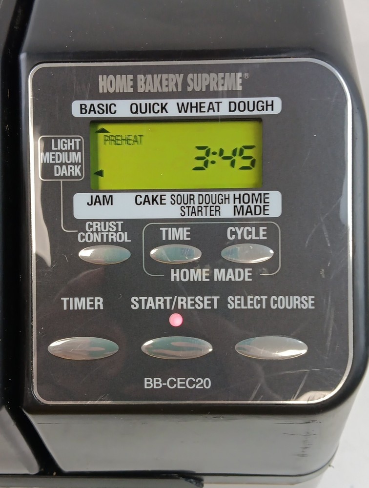 Zojirushi Bread Machine BB-CEC20 Home Bakery Supreme Breadmaker Black