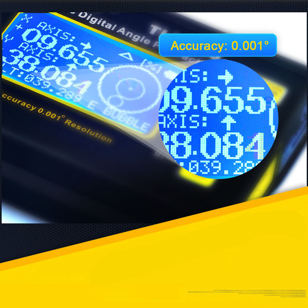 Professional Dual-axis Digital Laser LED Level Inclinometer Angle Meter