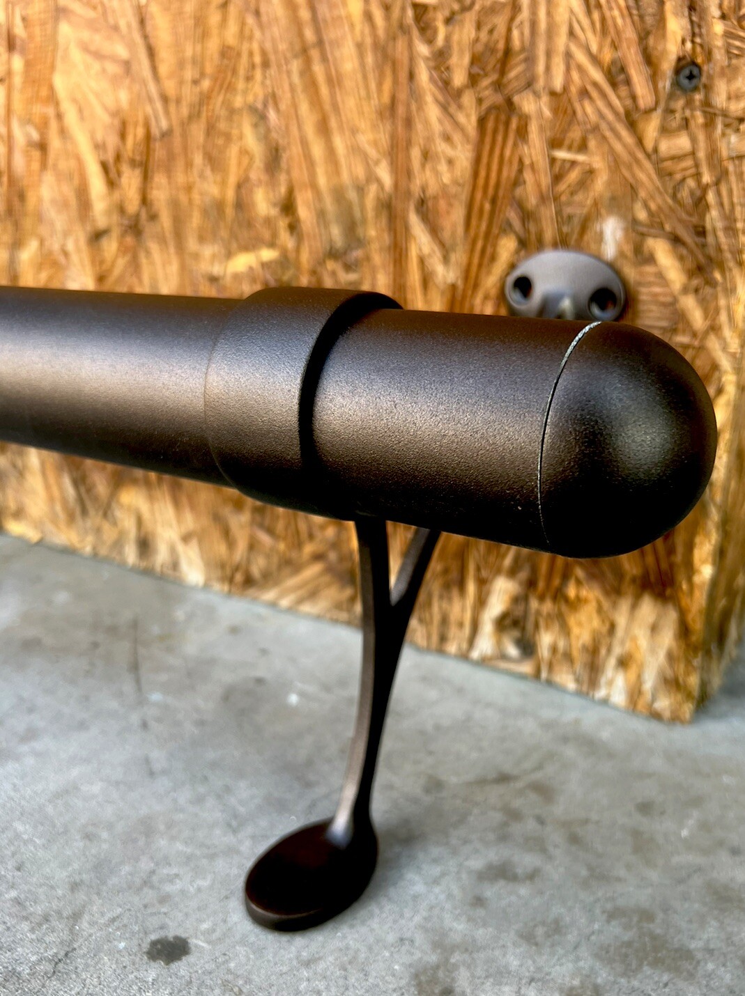 Complete Bar Rail Kit -Foot Rest- 2ft Thru 8ft- Oil Rubbed Bronze