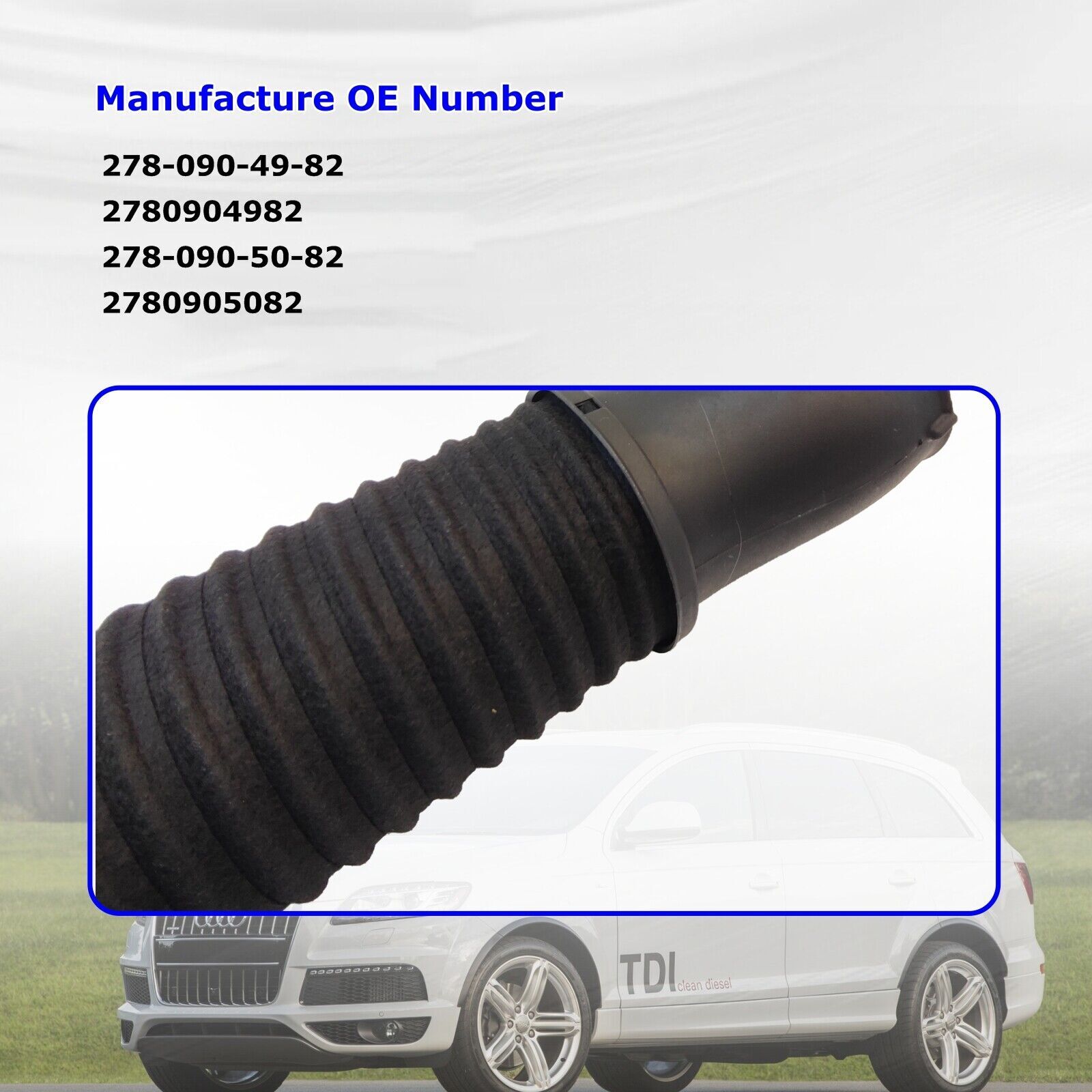 2 Air Intake Hose 2780904982 For Mercedes-Benz S550 S63 AMG 2014-2017 Left Right