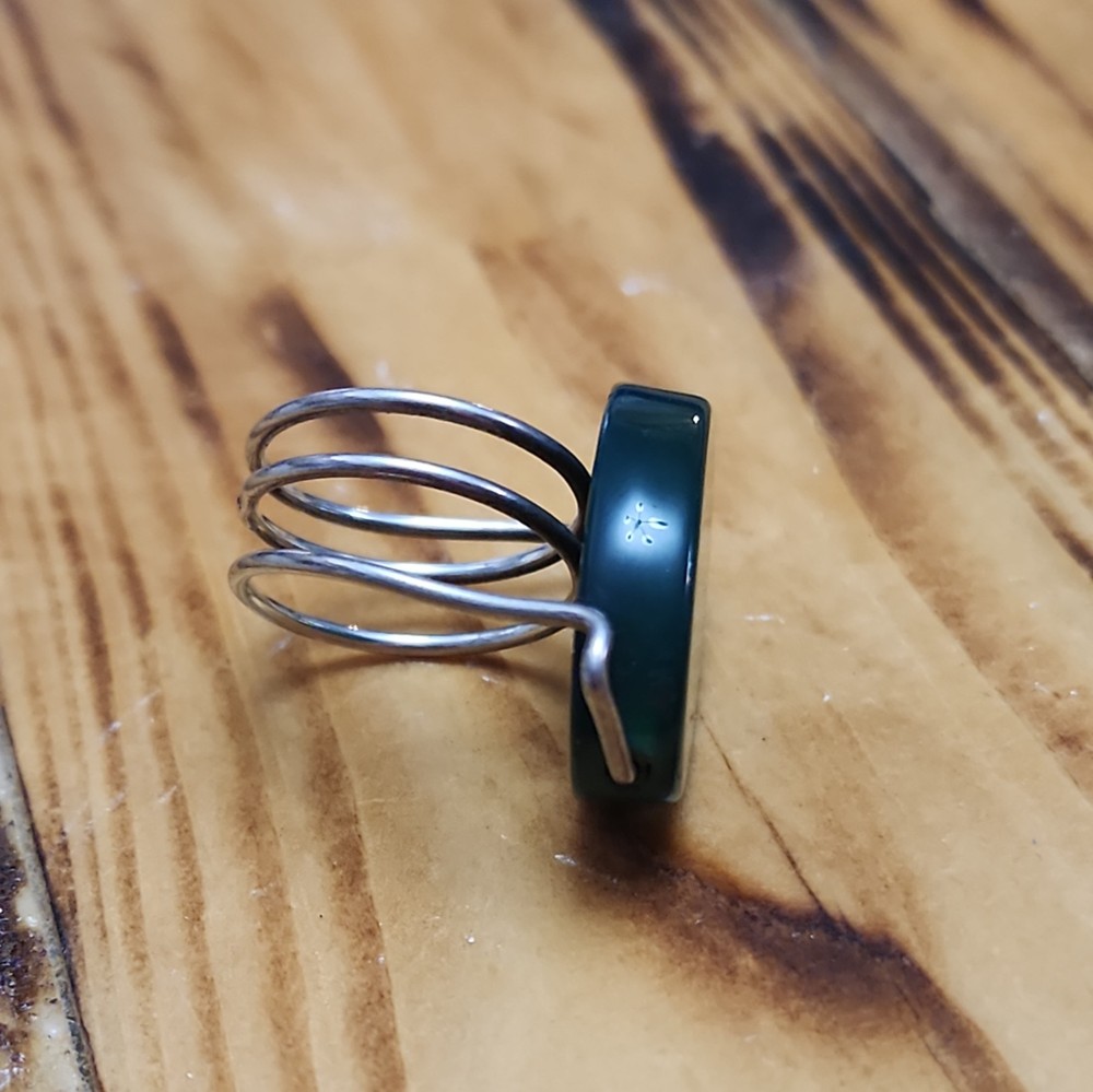 Handmade Wire Wrapped Rings Size 7