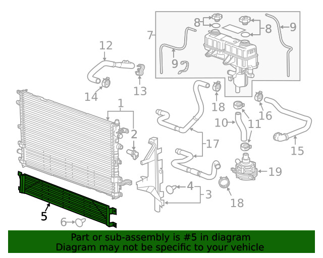 Genuine GM Front Grille Screen 22856576