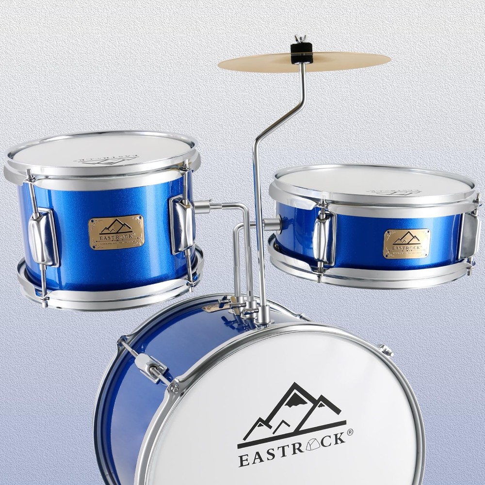 EASTROCK Junior Drum Set, 3 Piece 14'' Junior Drum sets for Drummer,Beginner,...