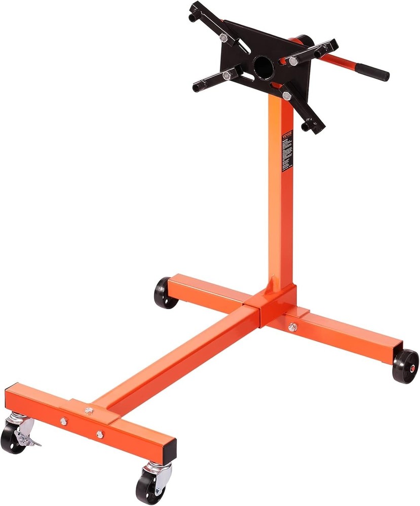 Professional 360° Engine Stand with 4 Adjustable Arms for Efficient Repairs