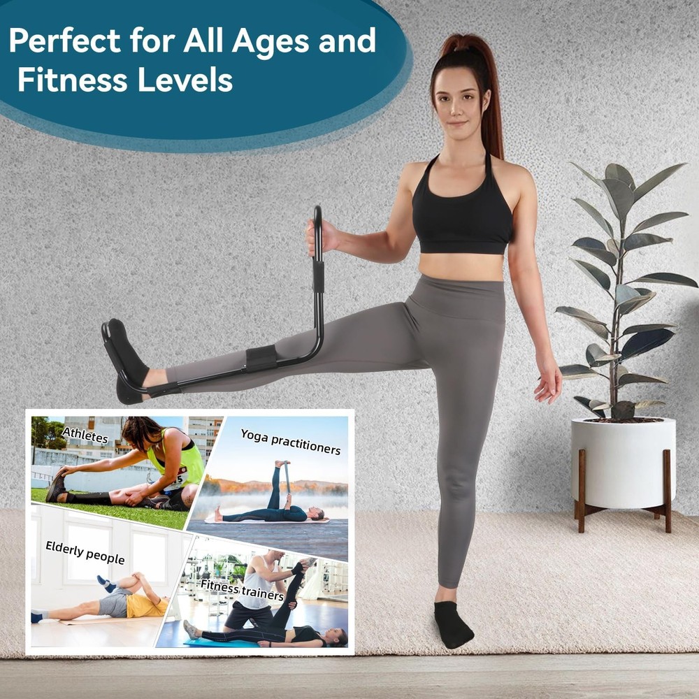 Hamstring Stretcher, Knee Extension Device, Lower Back, Hip Calf Stretching