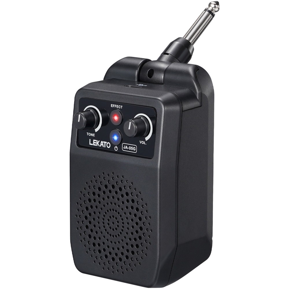 LEKATO Portable Mini Guitar Amp Rechargeable Bluetooth Combo Amplifier 4 Effects