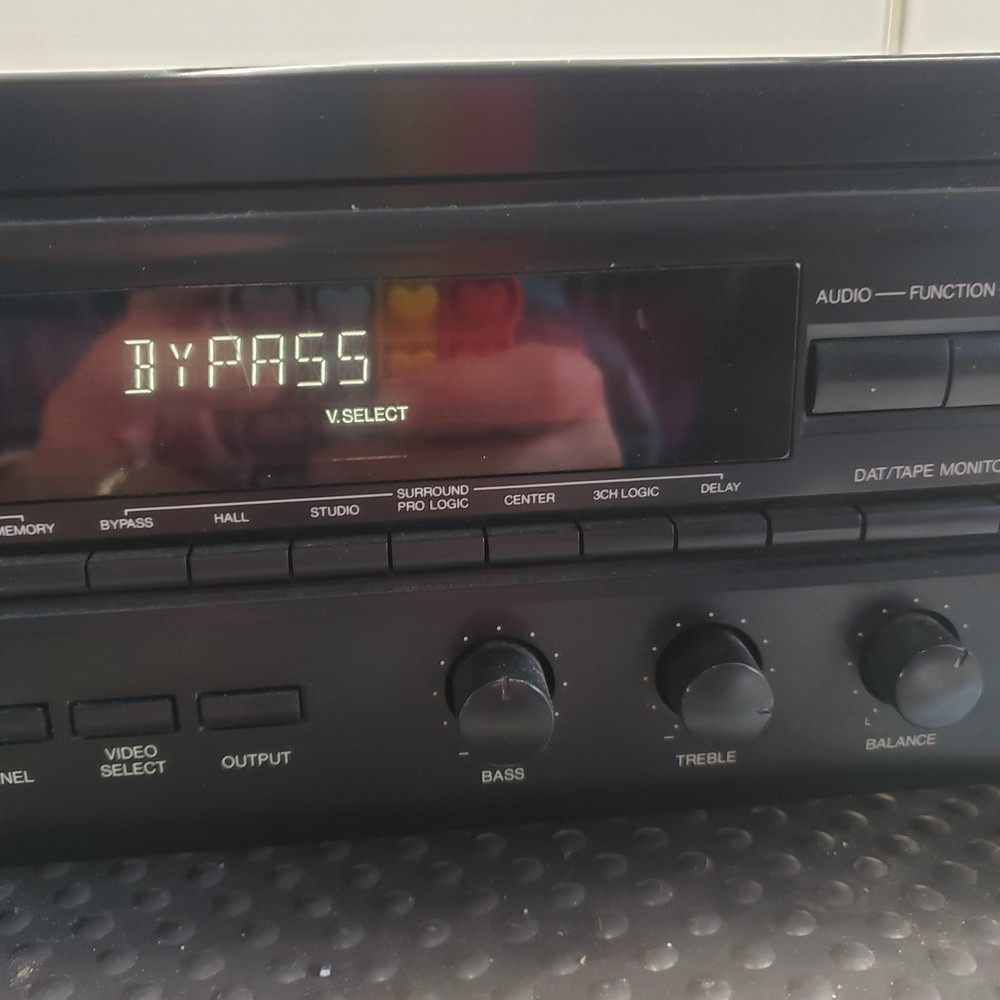 Denon AVR-800 Precision Audio Component Surround Receiver Black Tested No Remote