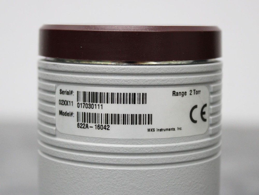 MKS Baratron Capacitance Manometer Range 2 Torr 15VDC 35mA 622A-16042