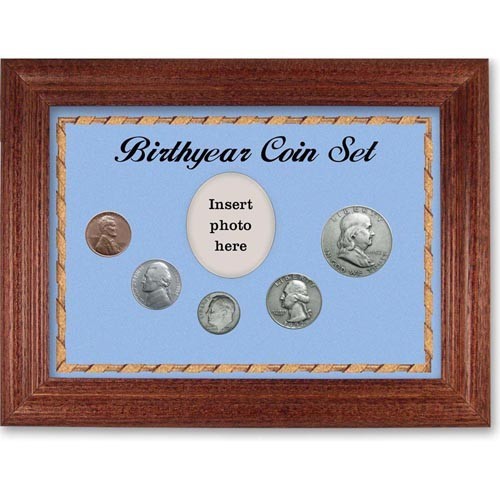 1952 Birthyear Coin Gift Set Cherry Frame
