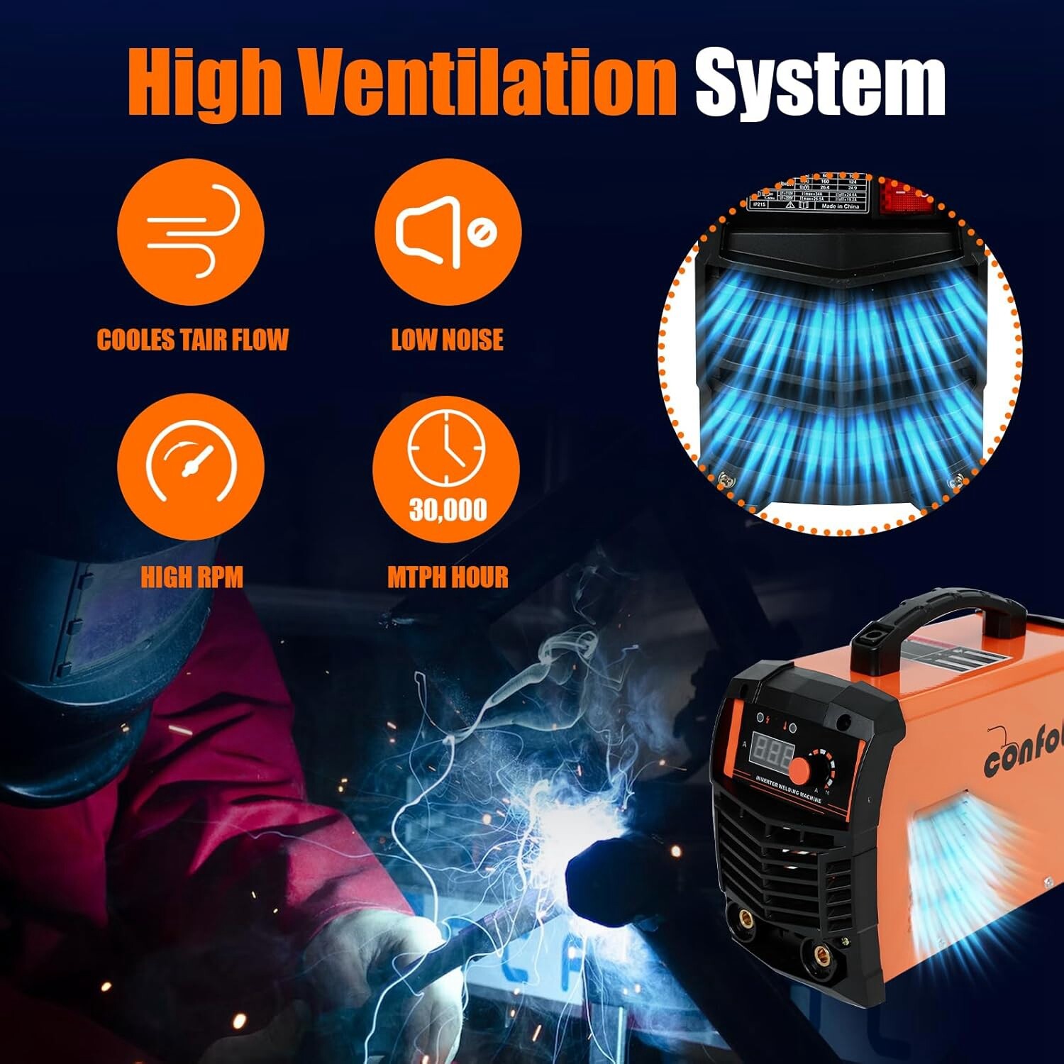 ARC Welder Machine 160A MMA Welder 110V 220V Dual Voltage Digital Inverter IGBT