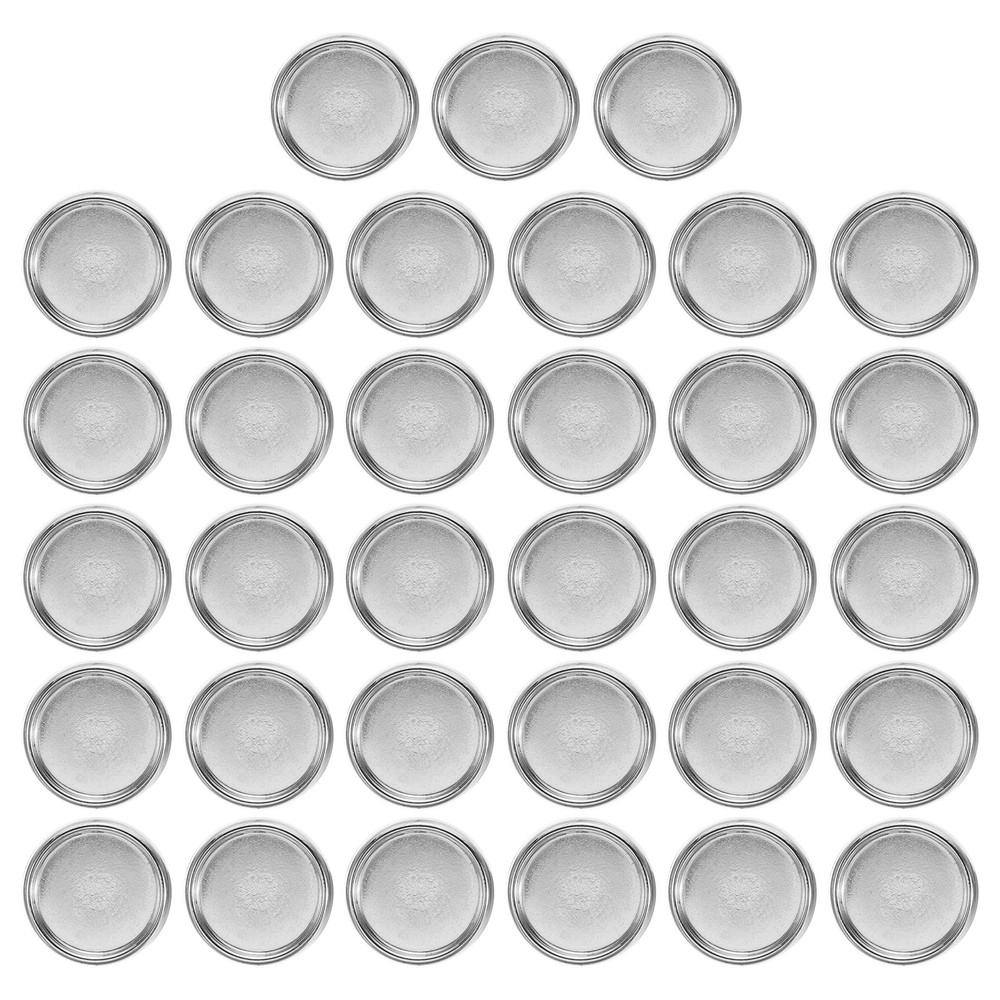 22PCS 19mm Book Binding Discs Discbound Expansion Discs Plating Round Silver