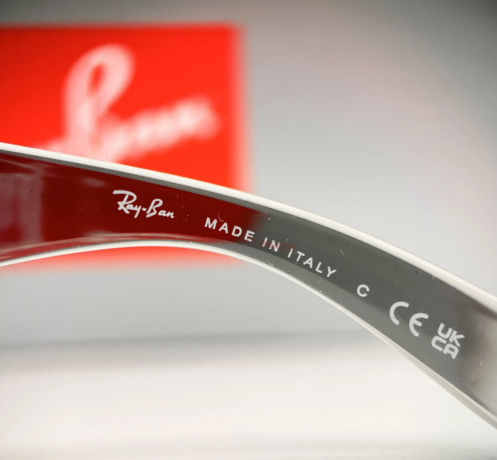 New Wayfarer Ray-Ban RB2132 Sunglasses Dark Blue Lens Grey Frame UV Protect 55mm