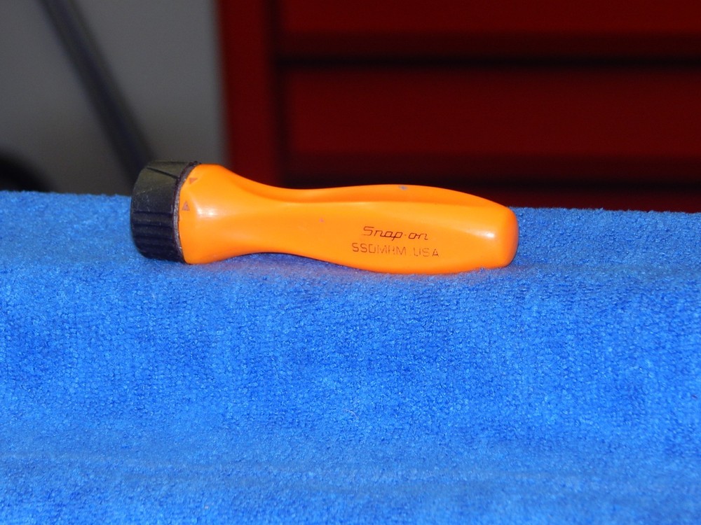 Snap-on Tools Mini Ratcheting Screwdriver SSDMRM103O Orange Handle