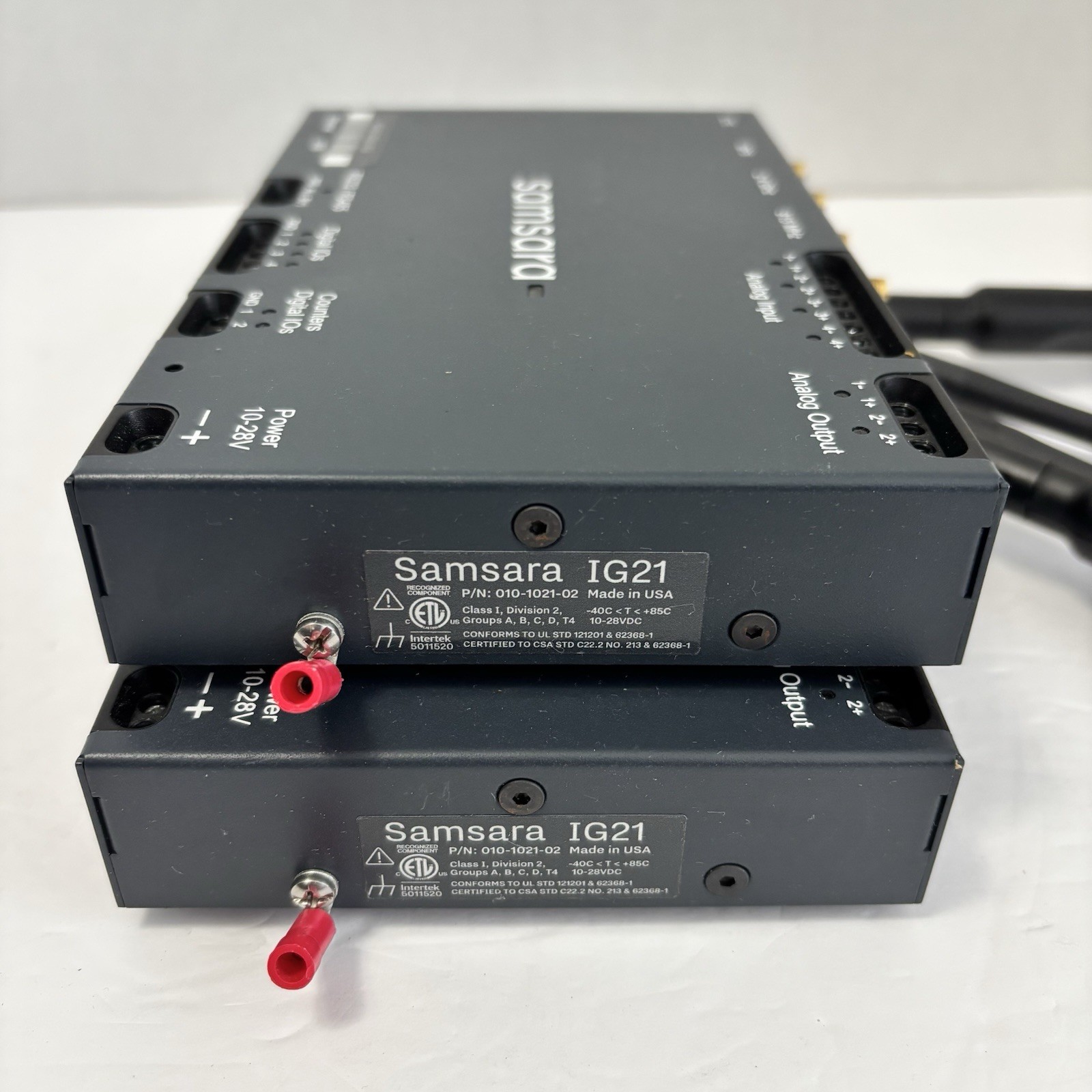 Lot of 2 Samsara Gateway IG21 - Untested, For Parts or Repair