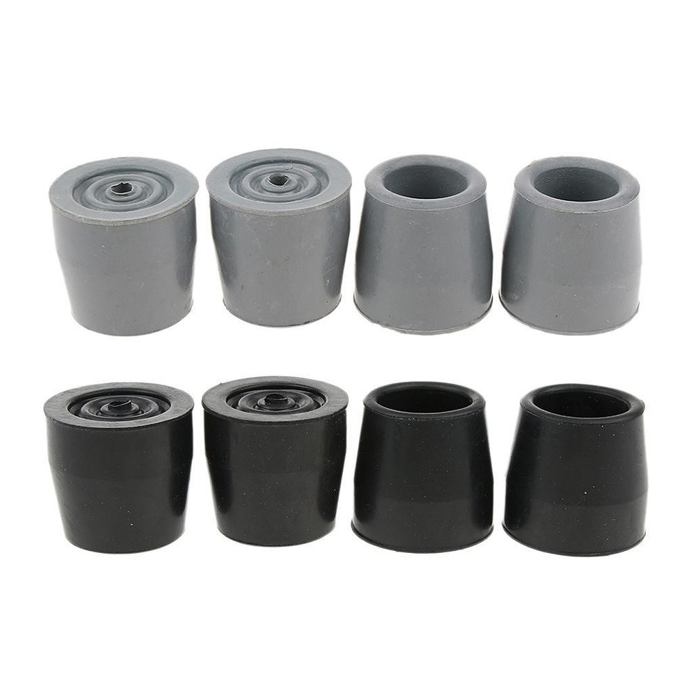 4 Pcs Rubber Ferrules Cane Pin Crutch Pads Caps Tip Bottom